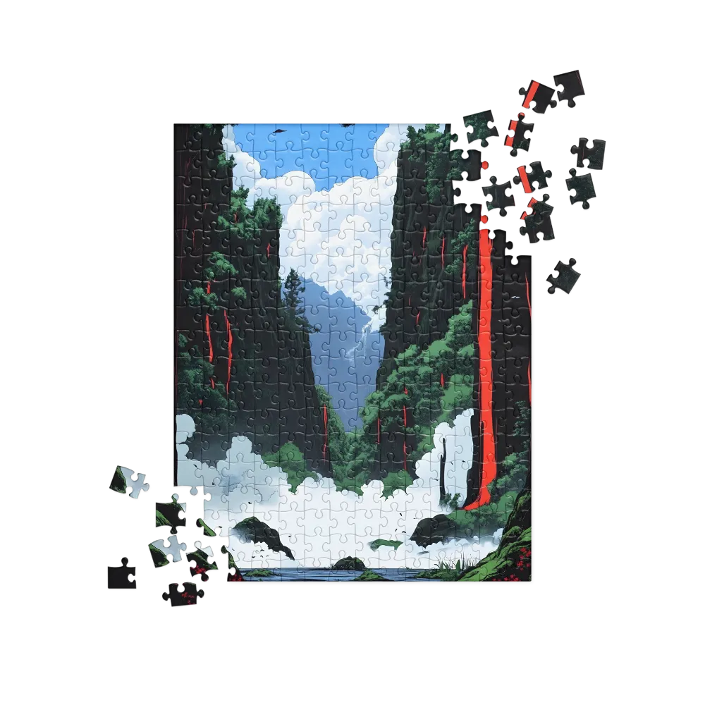 Volcanic Gorge Revelation 
 Jigsaw Puzzle