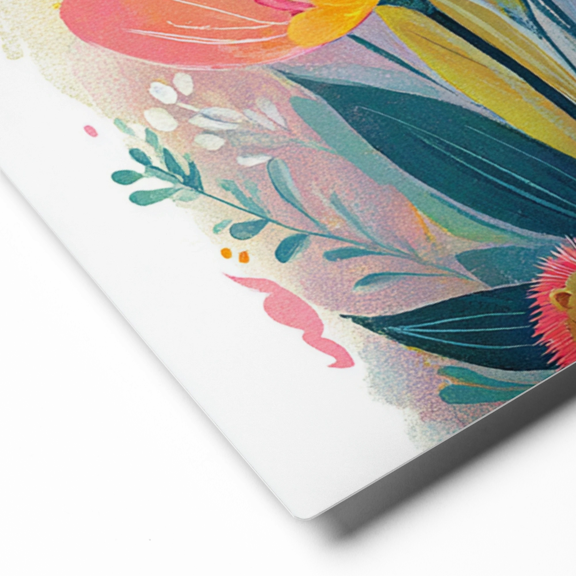 Little Hedgehog in Tulips | Art Print