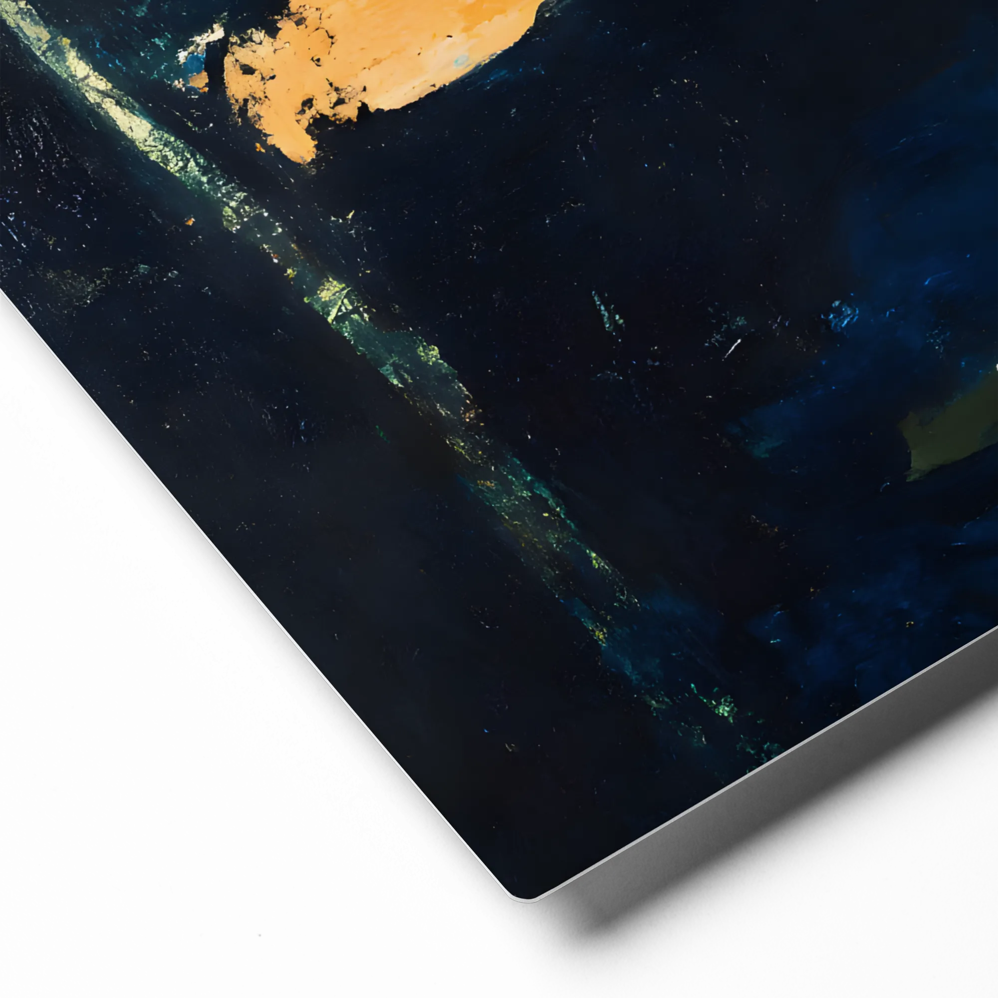 Bird Over Dark Landscape 
 Canvas | 16″x 16″