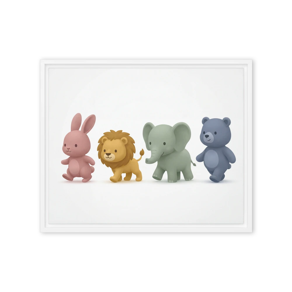 Gentle Safari Friends | Art Print