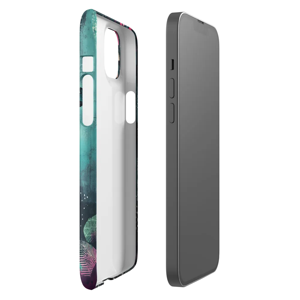 Whimsical Girl by Tree with Colorful Leaves
