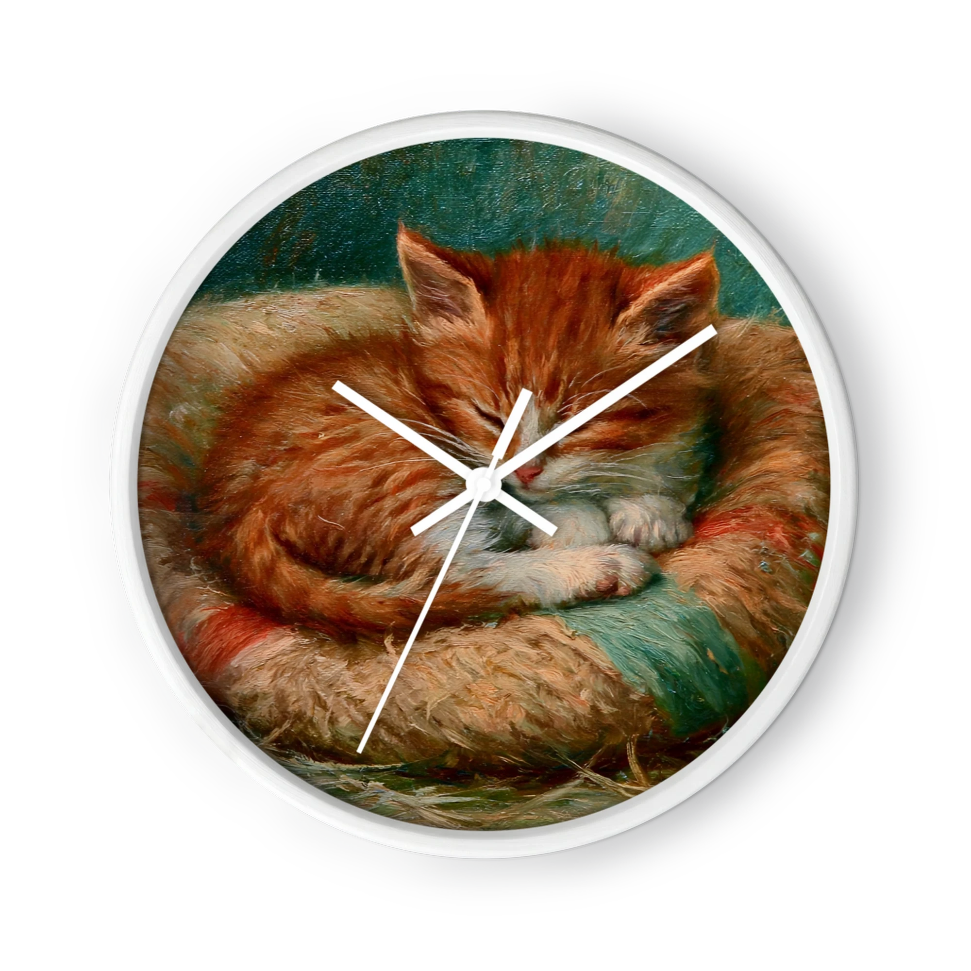 Sleeping Ginger Kitten