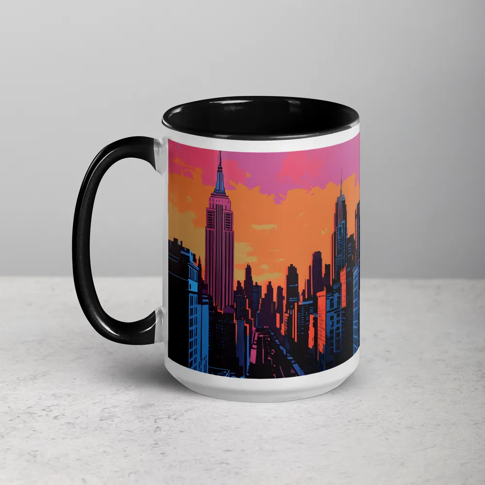 Electric Gotham 
 Mug with Red inside