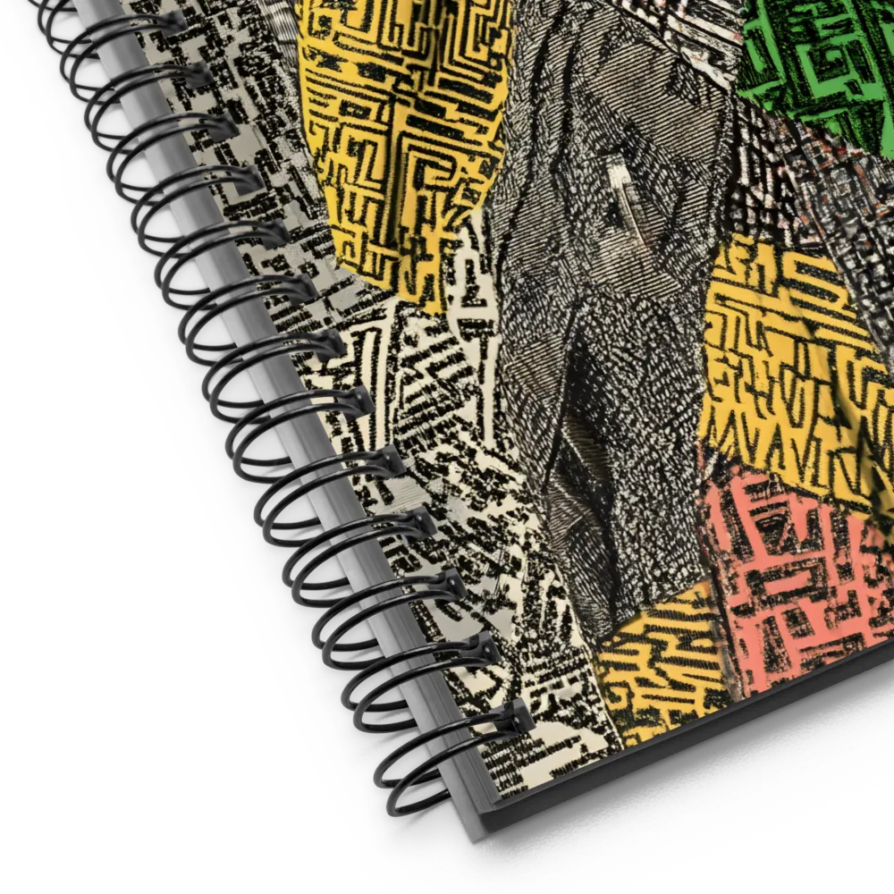 Urban Labyrinth Portrait 
 Spiral Notebook | 140 pages