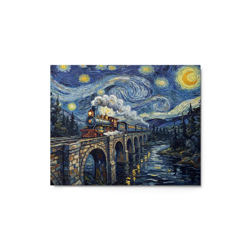 Celestial Express: A Starry Night Journey