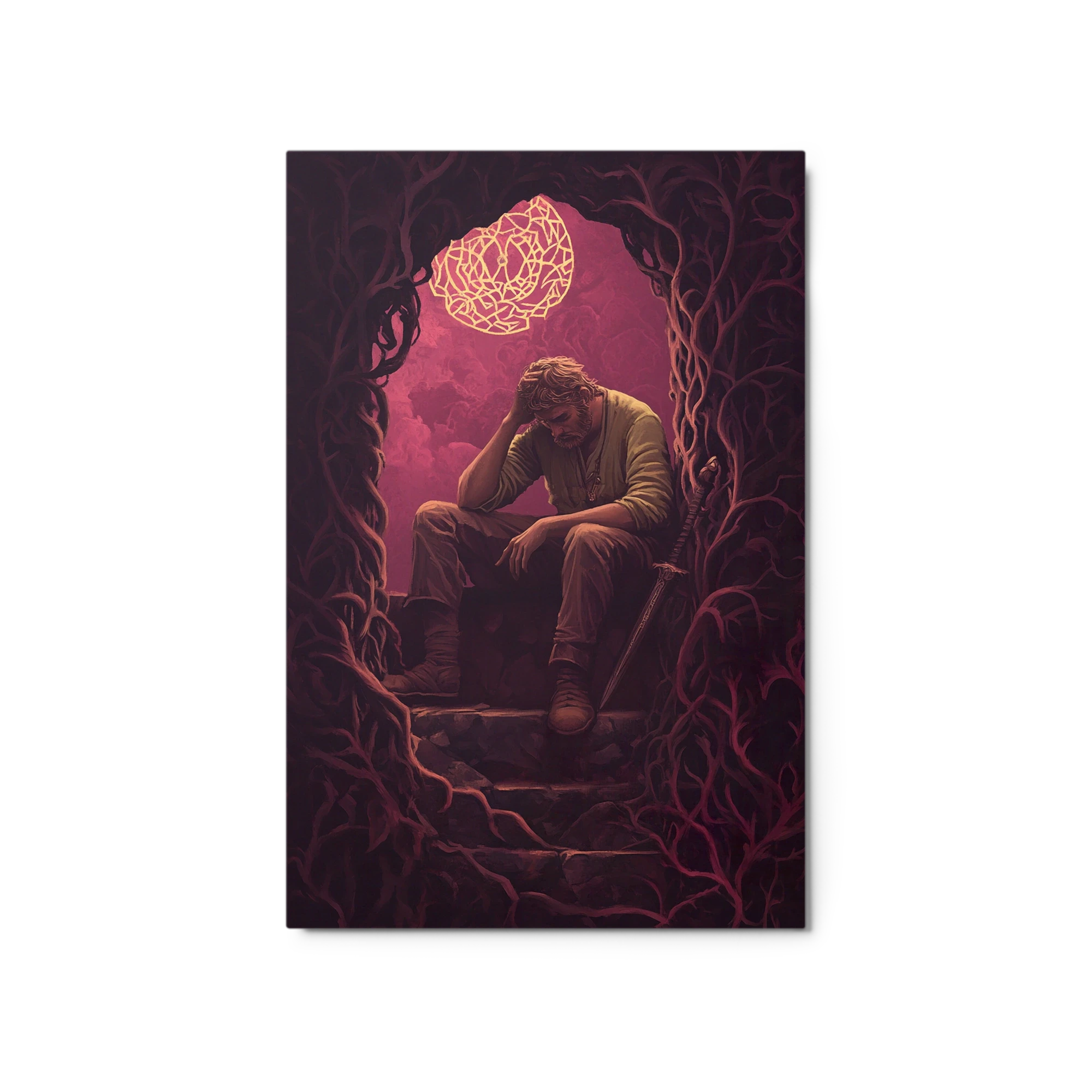 Melancholic Man with Sword