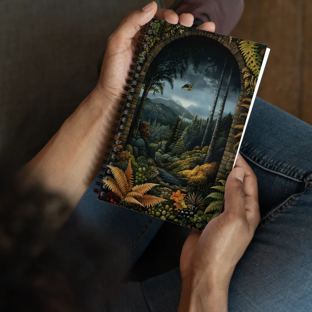 Glimpse into the Ancient Realm 
 Spiral Notebook | 140 pages