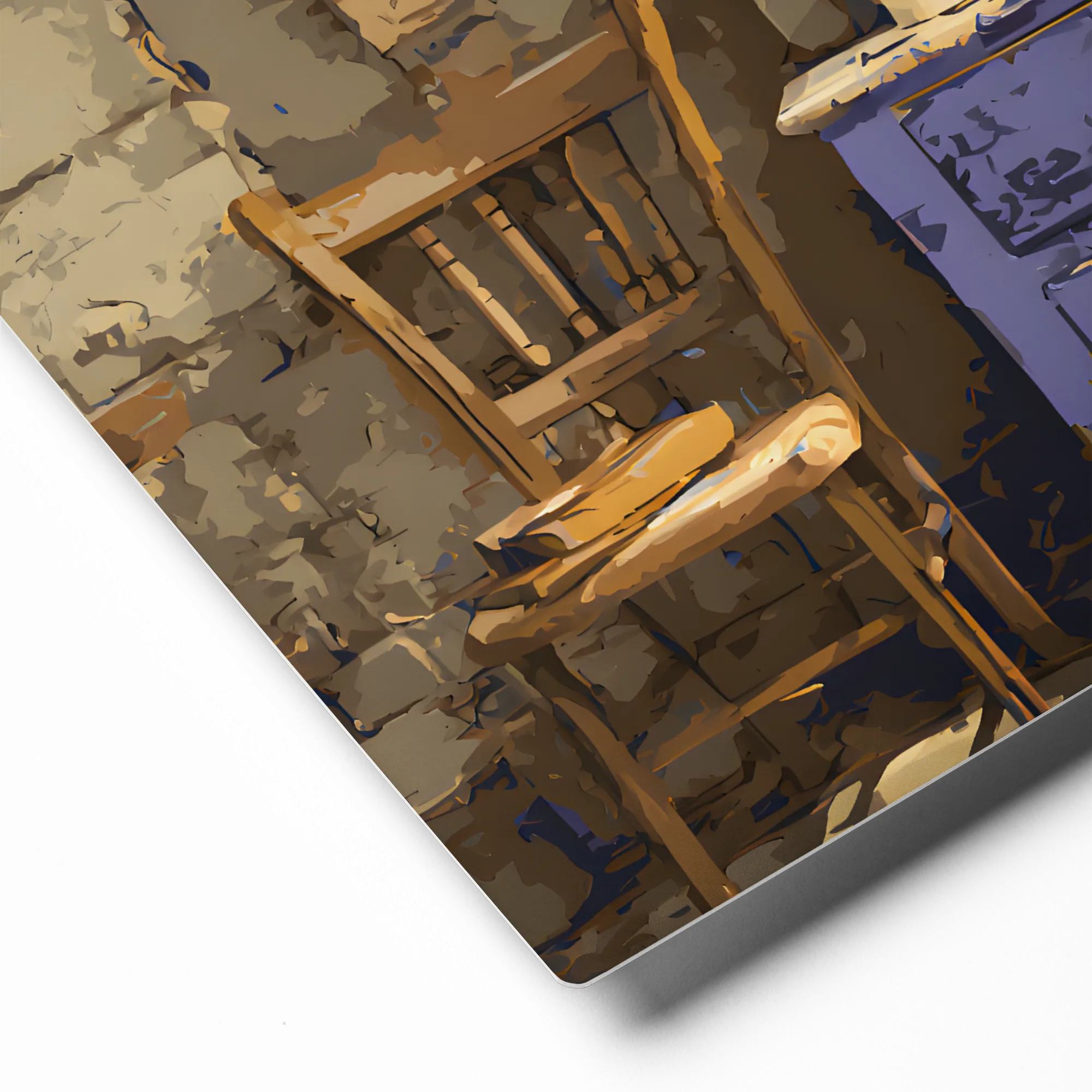 The Apothecary's Corner 
 Canvas with Brown Frame
