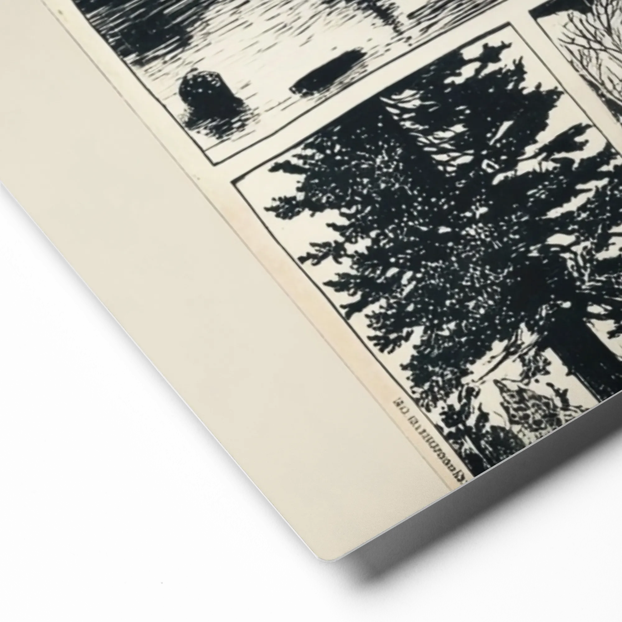 Alpine Woodcut Vignettes | Art Print
