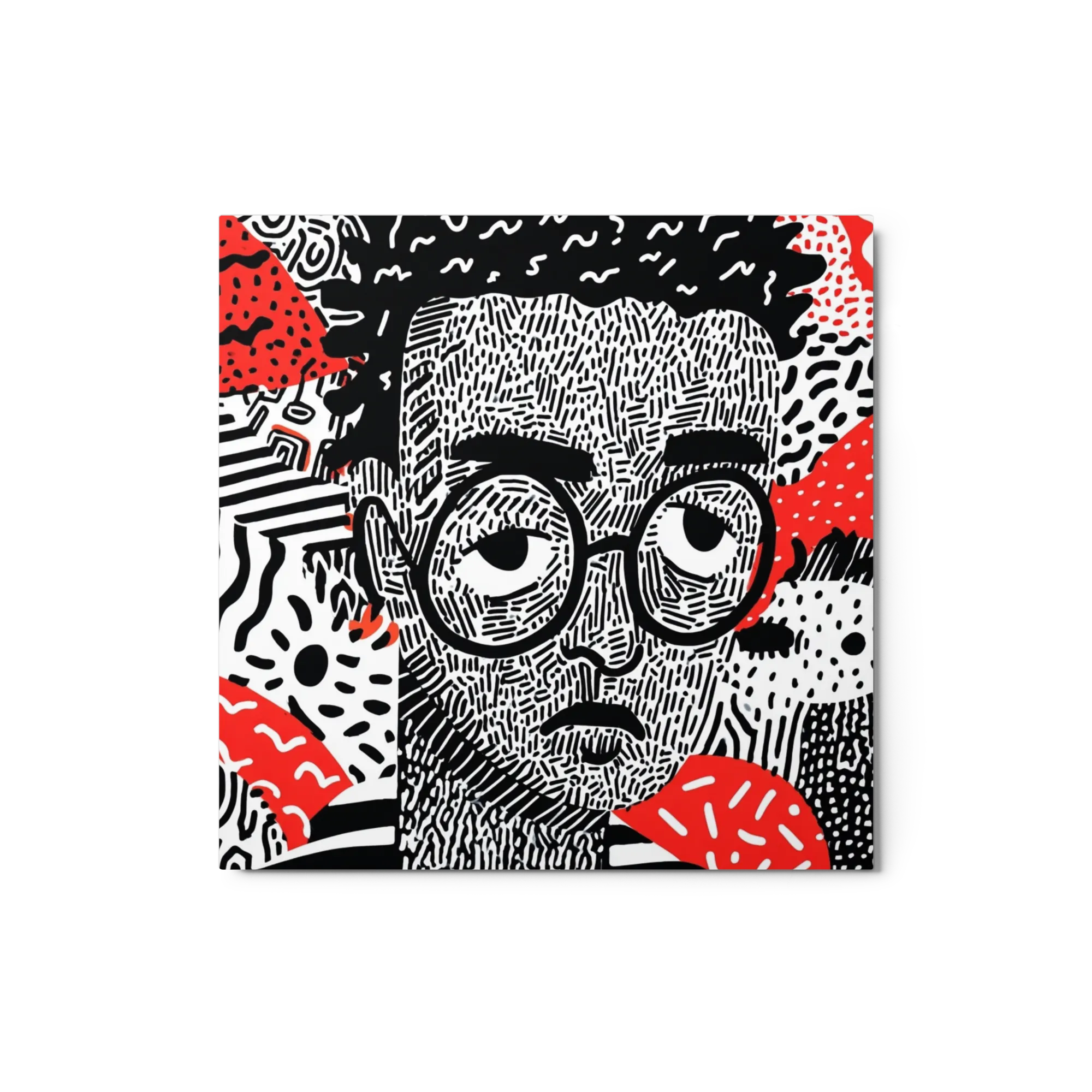 Patterned Line Portrait