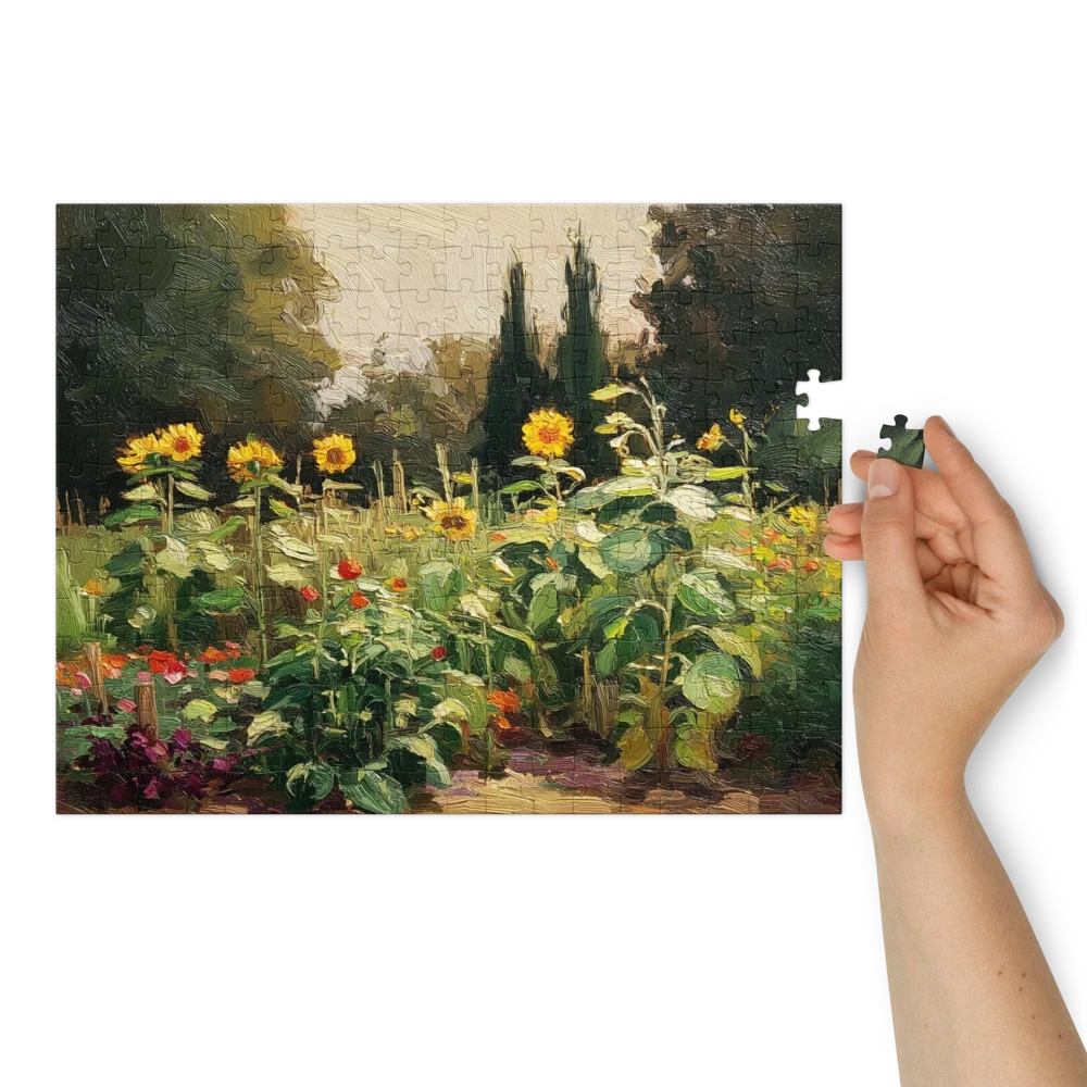 Sunflowers in the Garden | Jigsaw Puzzles
