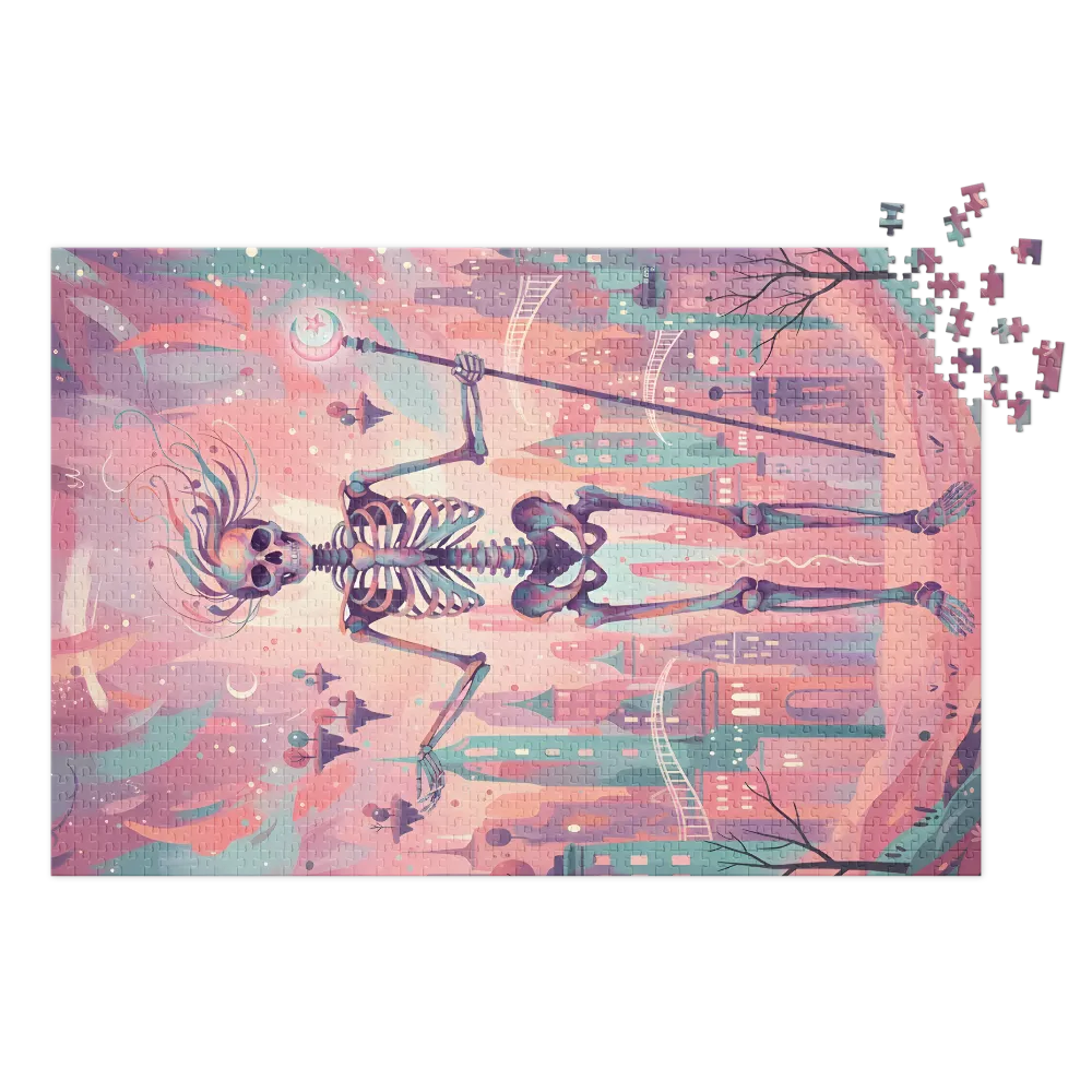 Pastel Skeleton Sorcerer