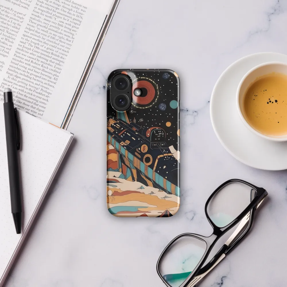 Landing on the Cosmic Shore 
 Samsung Galaxy S25 | Snap Case