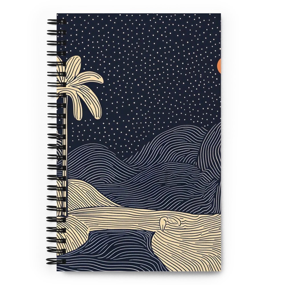 Starry Desert Night 
 Spiral Notebook | 140 pages