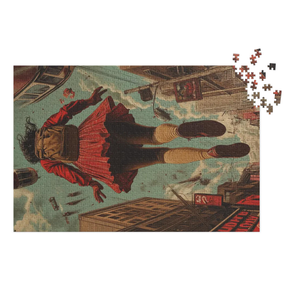 A Ascensão Urbana 
 Puzzle em caixa de metal
