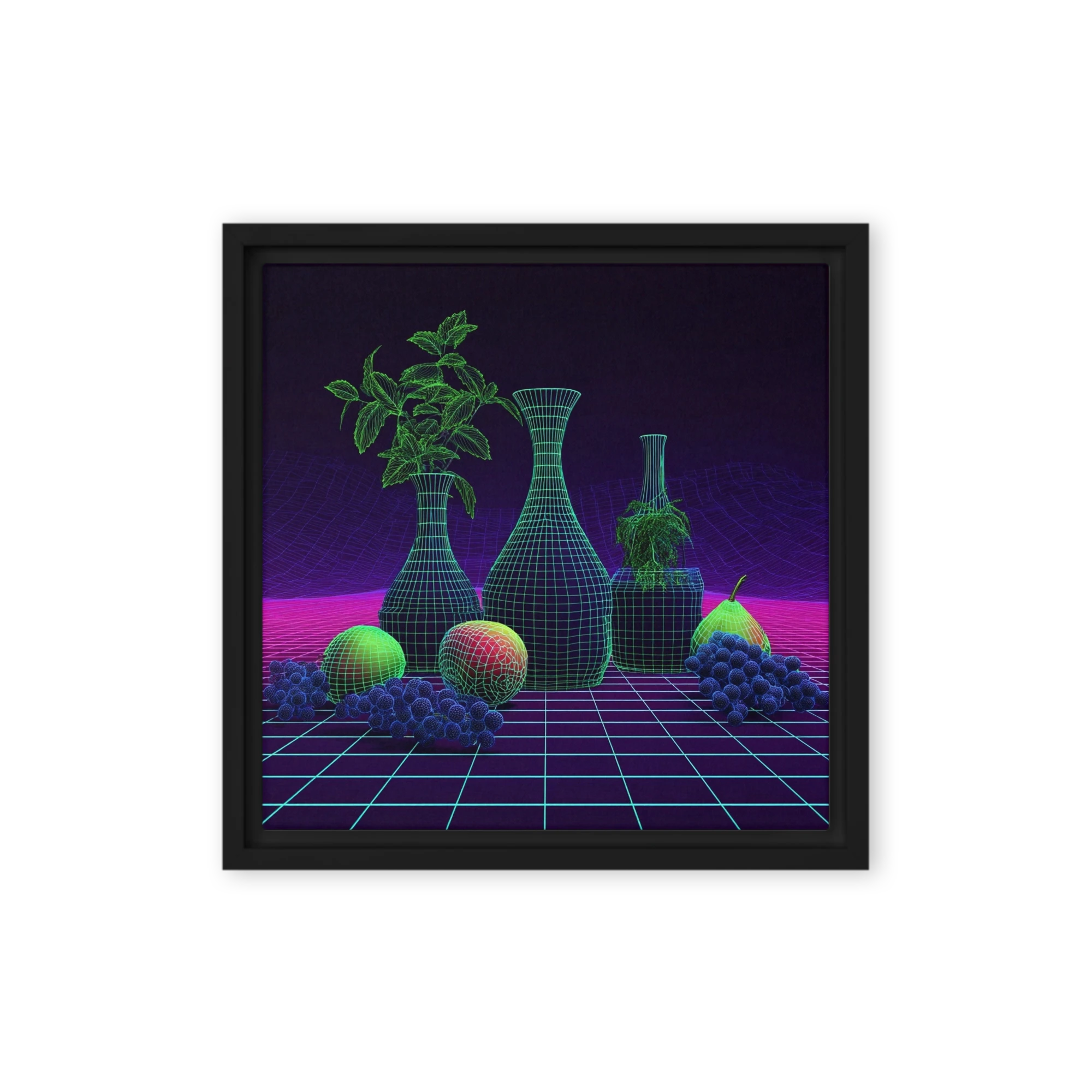 Digital Wireframe Still Life