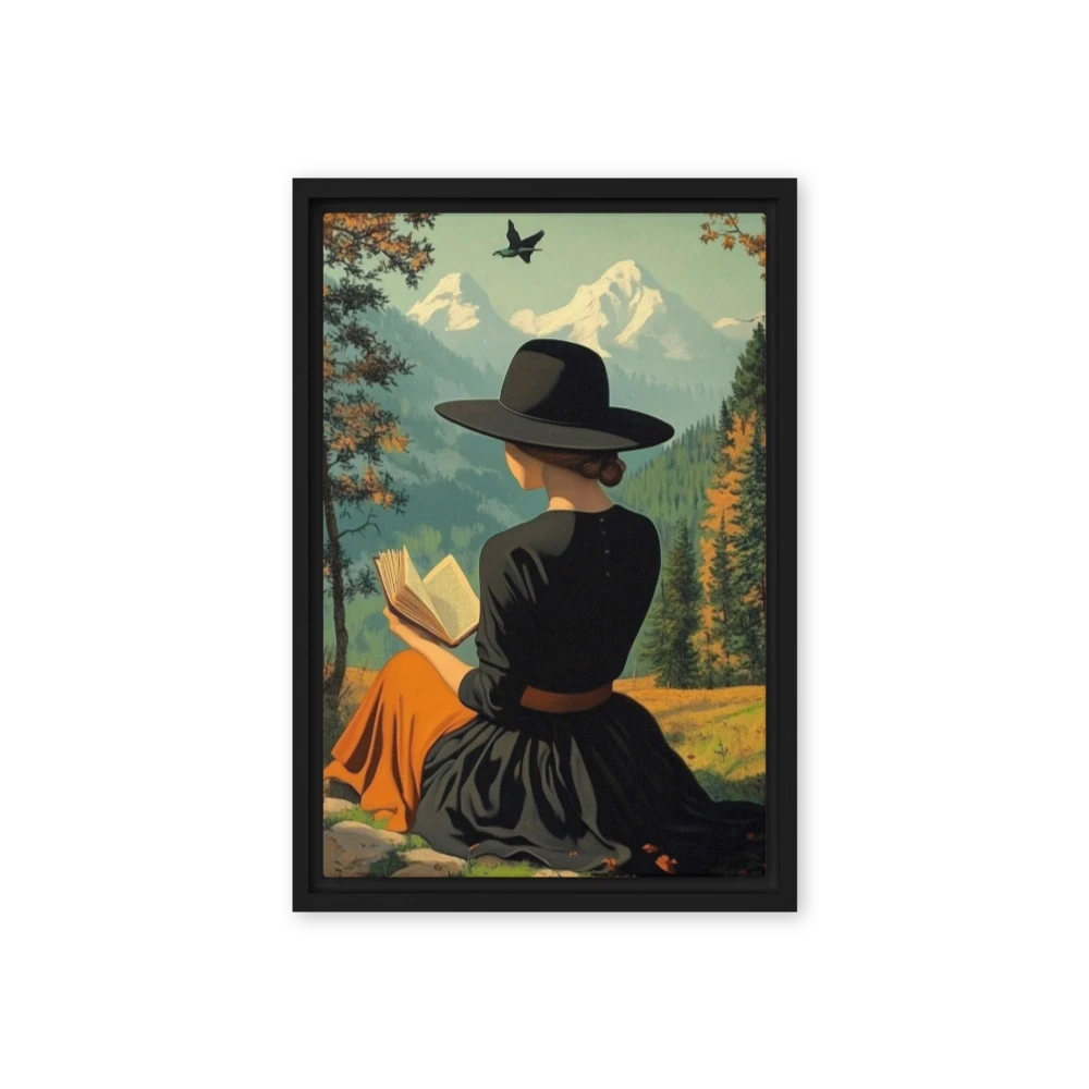 Woman Reading in Nature