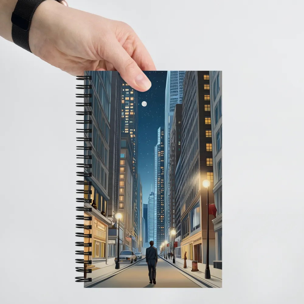 Solitary City Stroll 
 Spiral Notebook | 140 pages