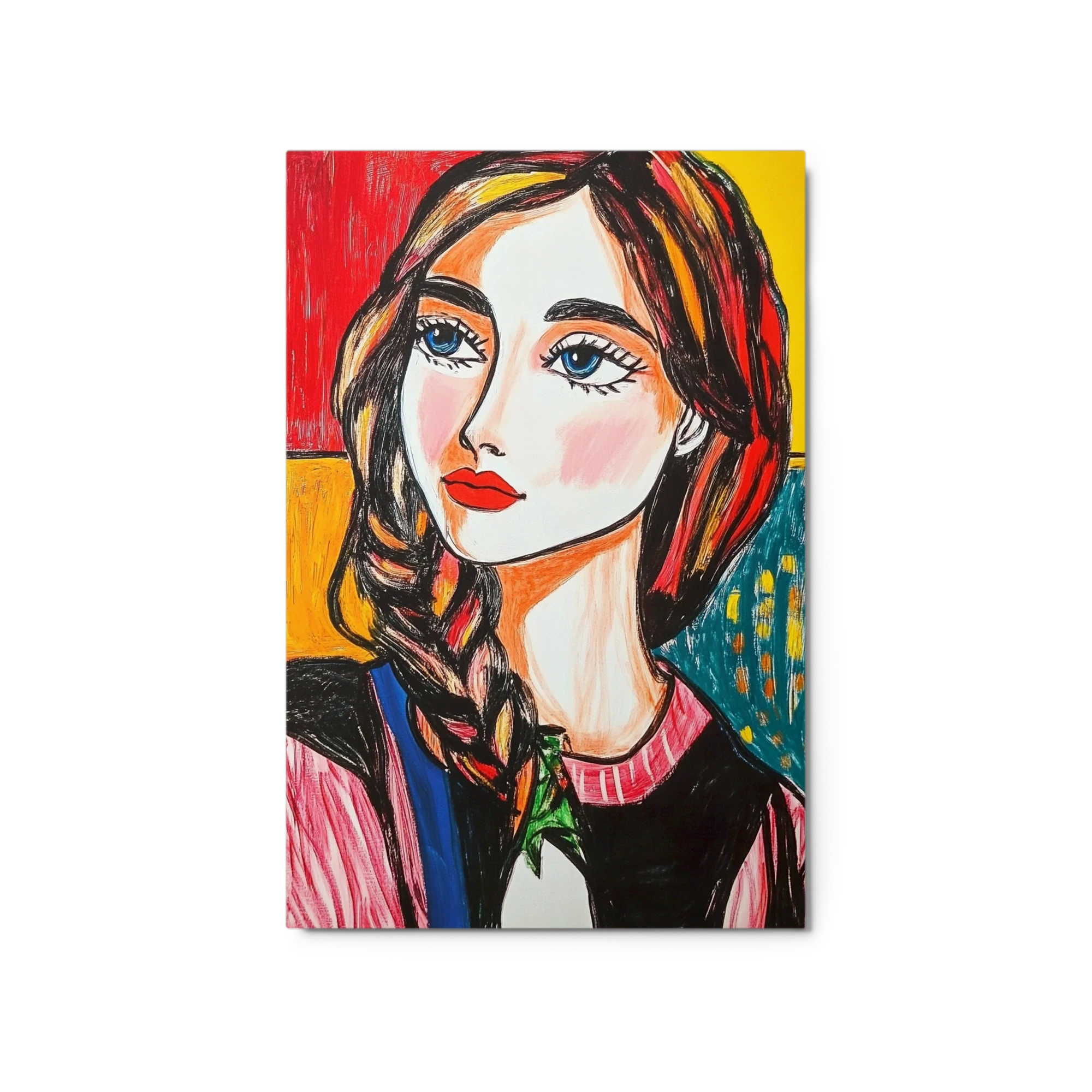 Colorful Portrait of a Woman