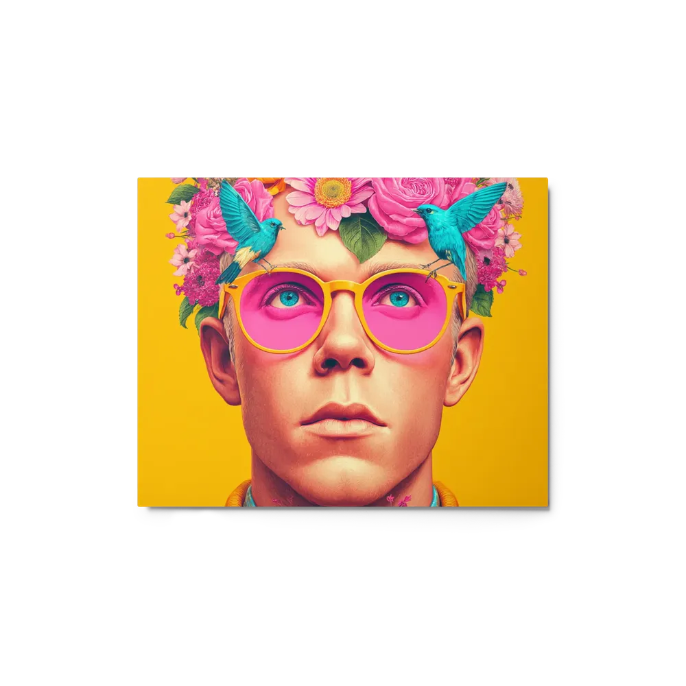 Whimsical Floral Portrait | Art Print