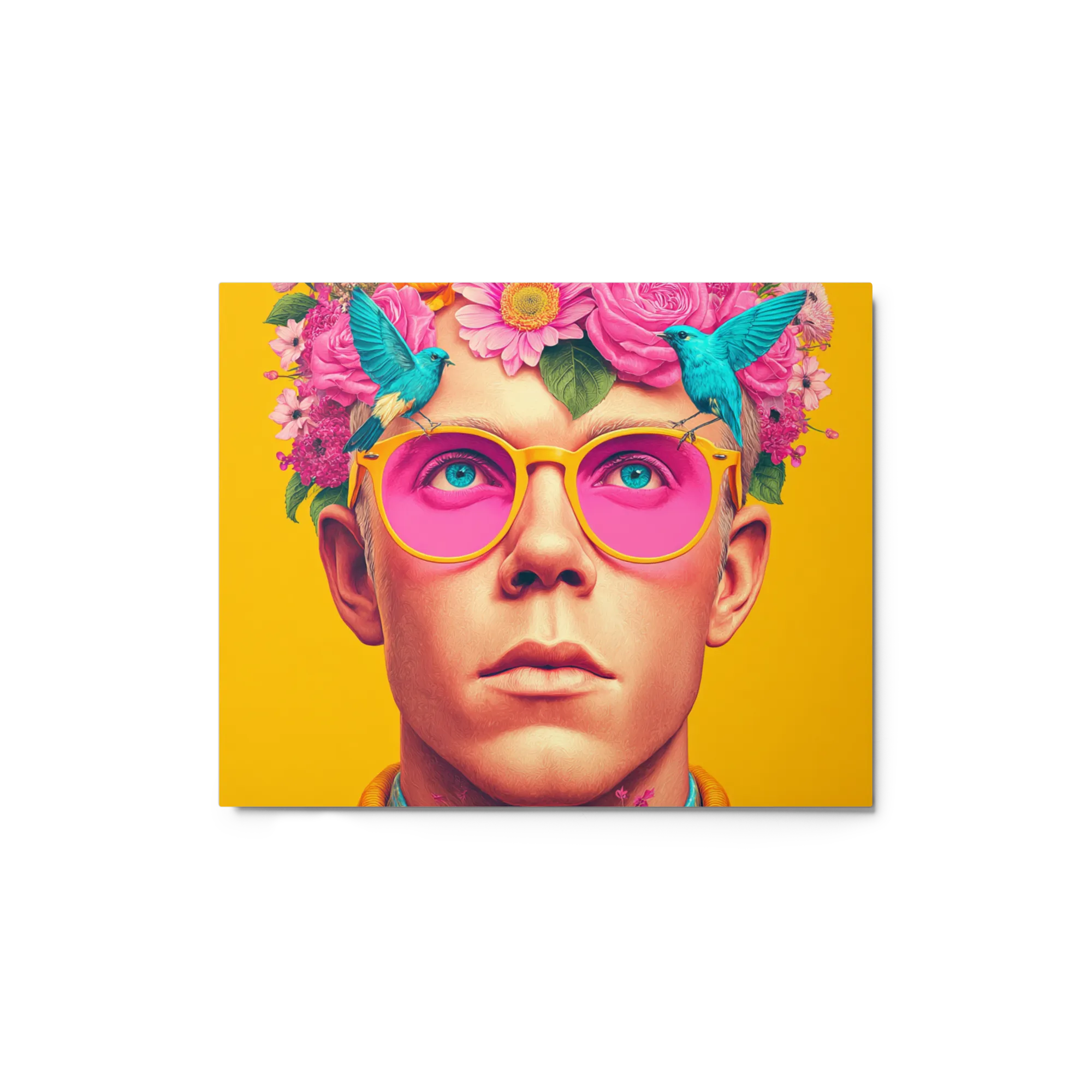 Whimsical Floral Portrait | Art Print