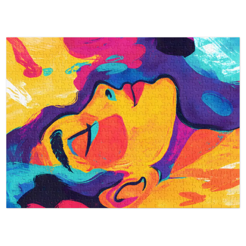 Emotive Brushstroke Profile 
 Jigsaw Puzzle in Tin Box