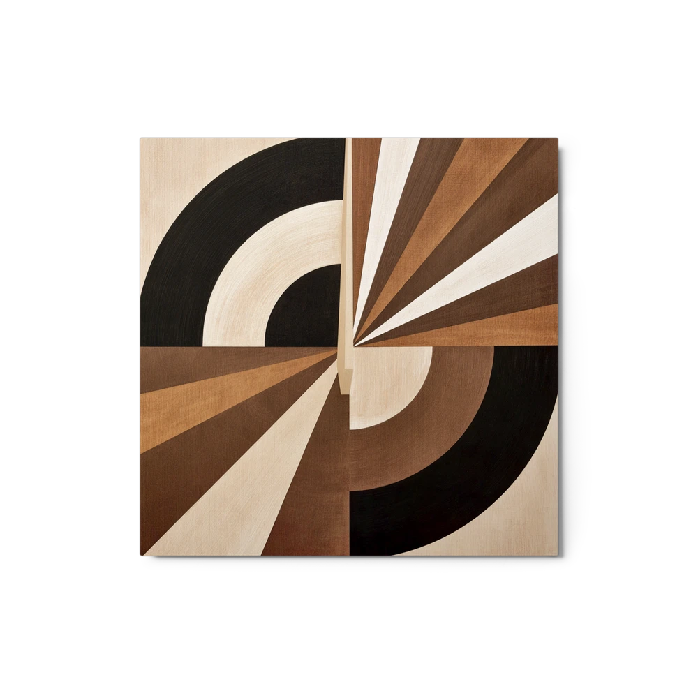 Radiating Earth Tones | Art Print