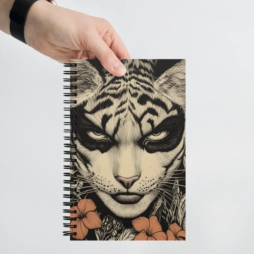 Feline Bloom 
 Spiral Notebook | 140 pages