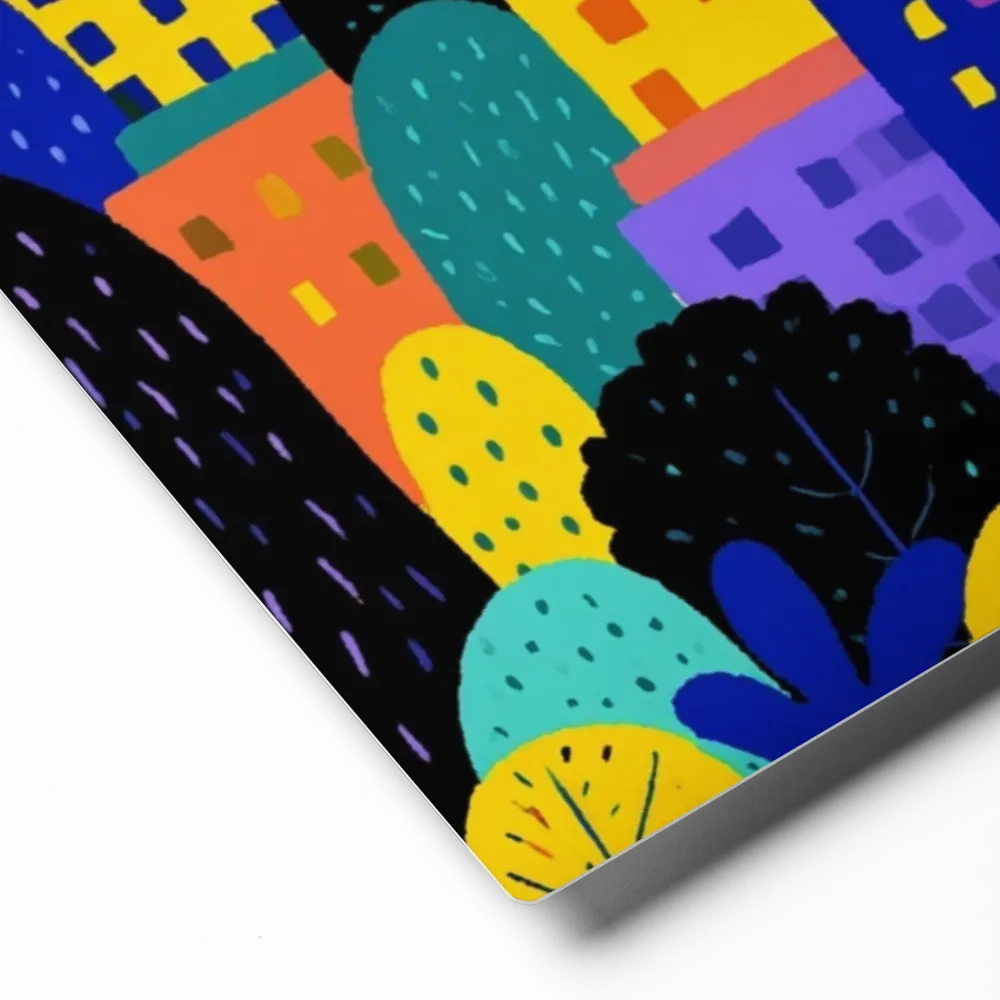 Whimsical Night Cityscape | Art Print
