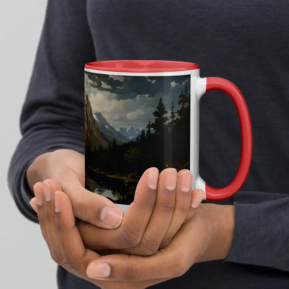 Alpine Reflection 
 Mug with Black inside | 15 oz