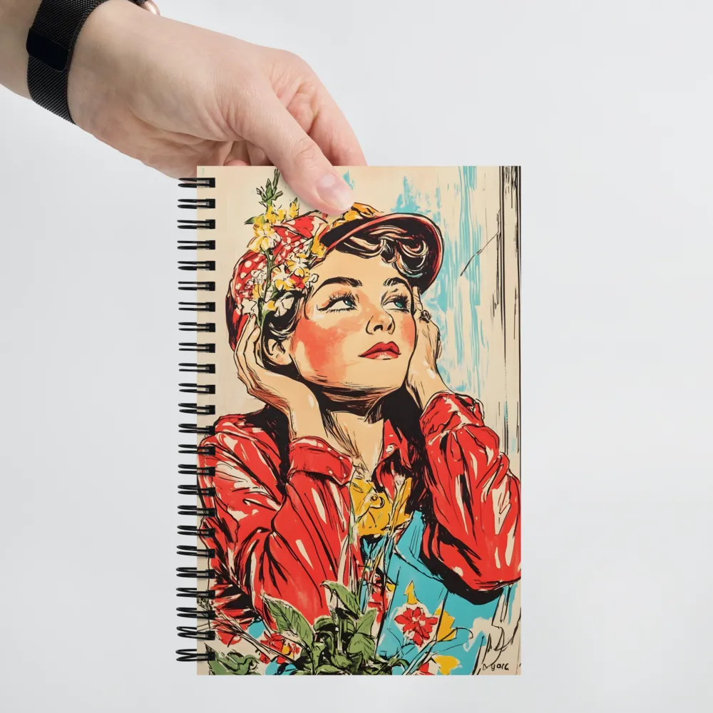 Pensive Gaze 
 Spiral Notebook | 140 pages