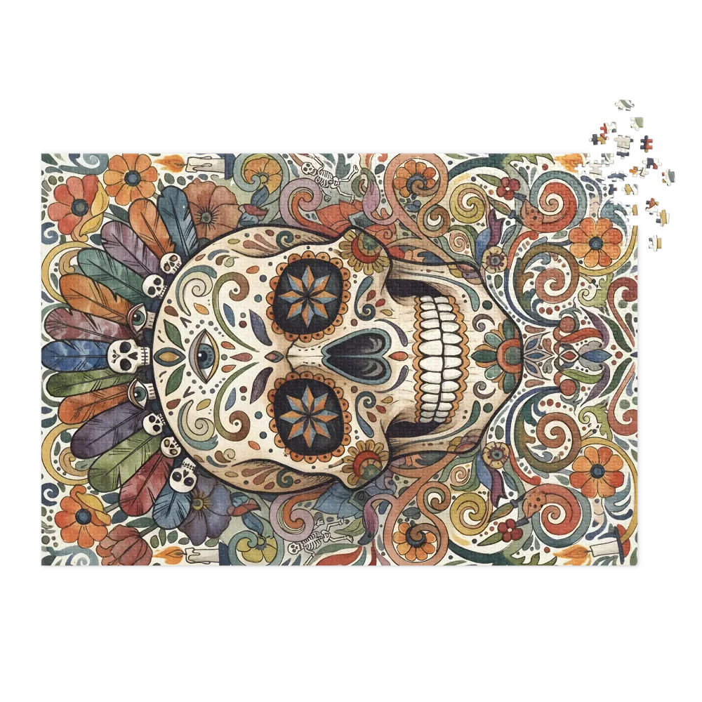 Floral Sugar Skull
