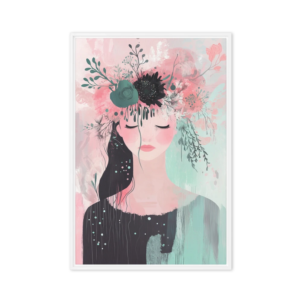 Serene Floral Reverie | Art Print