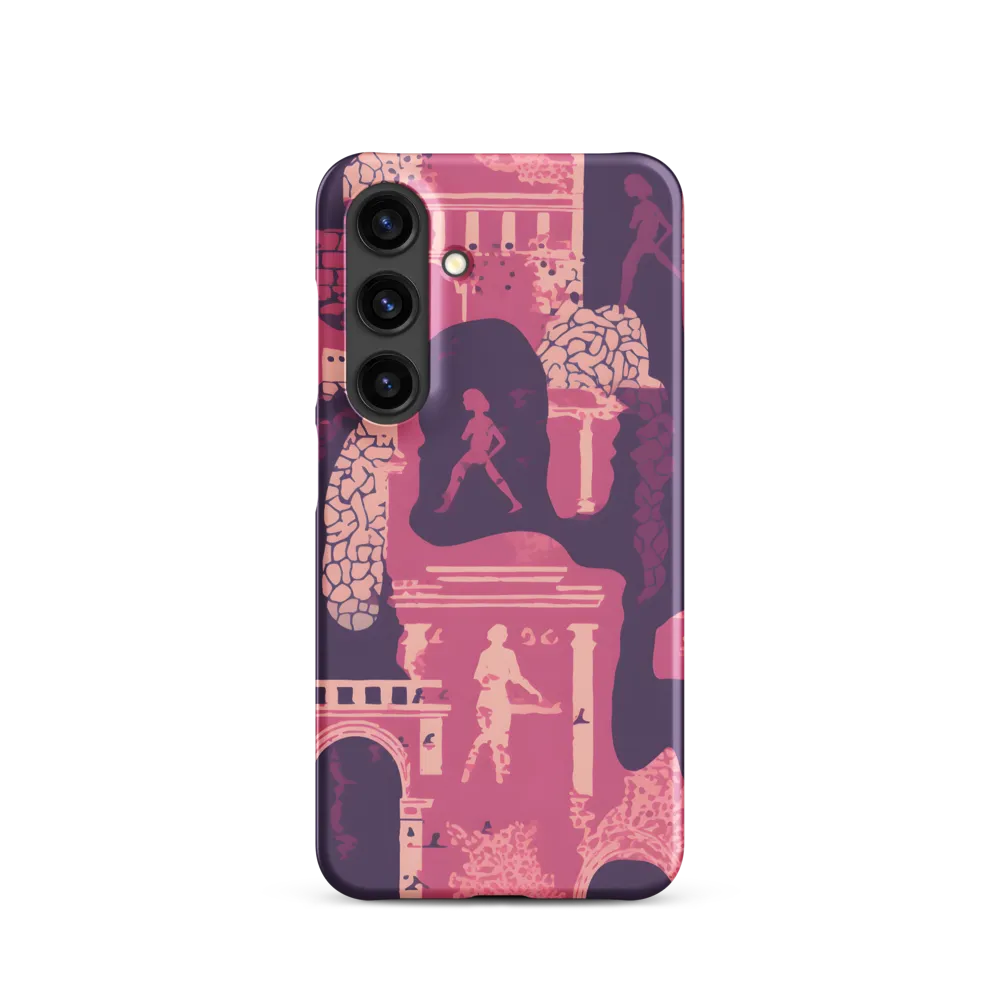 Surreal Digital Art with Figures and Architecture | Phone Case