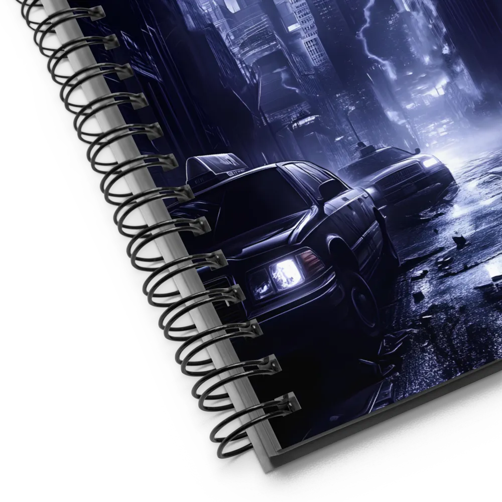 Dystopian Storm City 
 Spiral Notebook | 140 pages