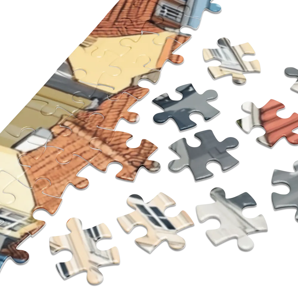 Vida Urbana Aérea 
 Puzzle em caixa de metal