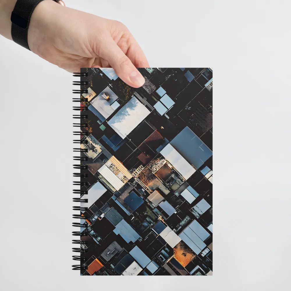Urban Rooftop Geometry 
 Spiral Notebook | 140 pages