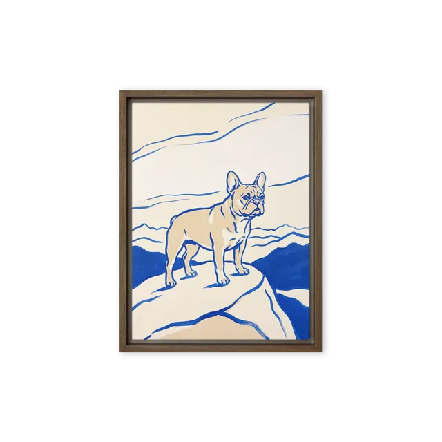 Pet Portrait — Cobalt Line