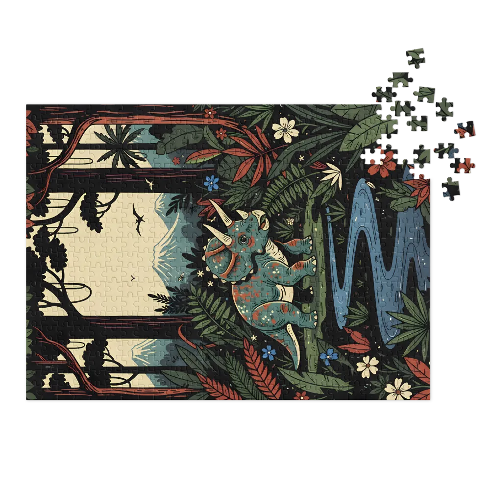 Triceratops by the Creek