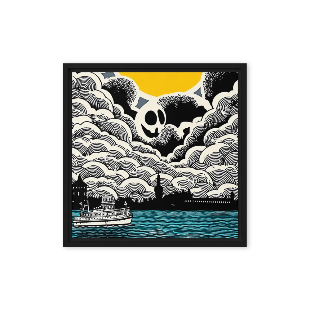 The Phantom Over the Harbor | Art Print