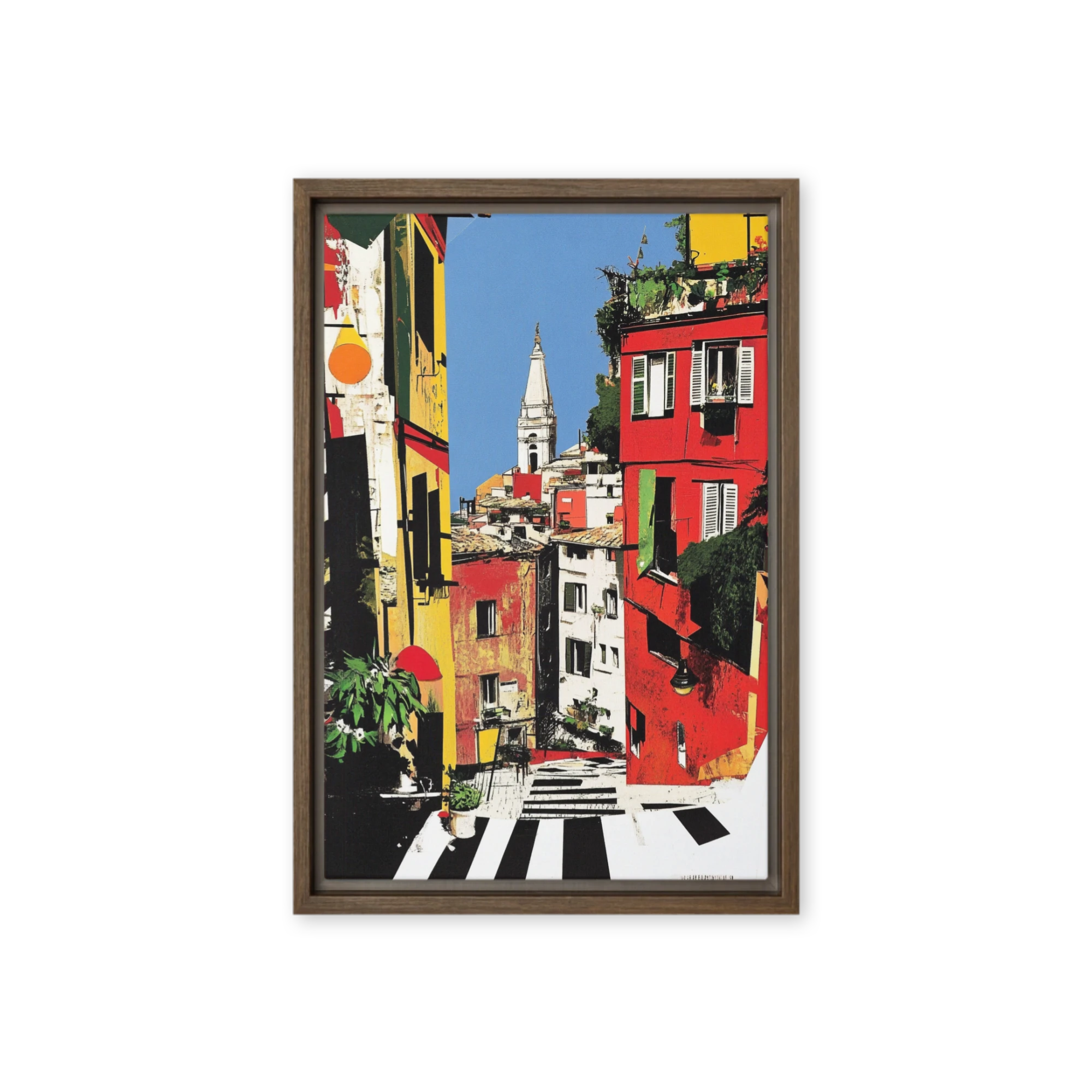 Mediterranean Cityscape | Art Print
