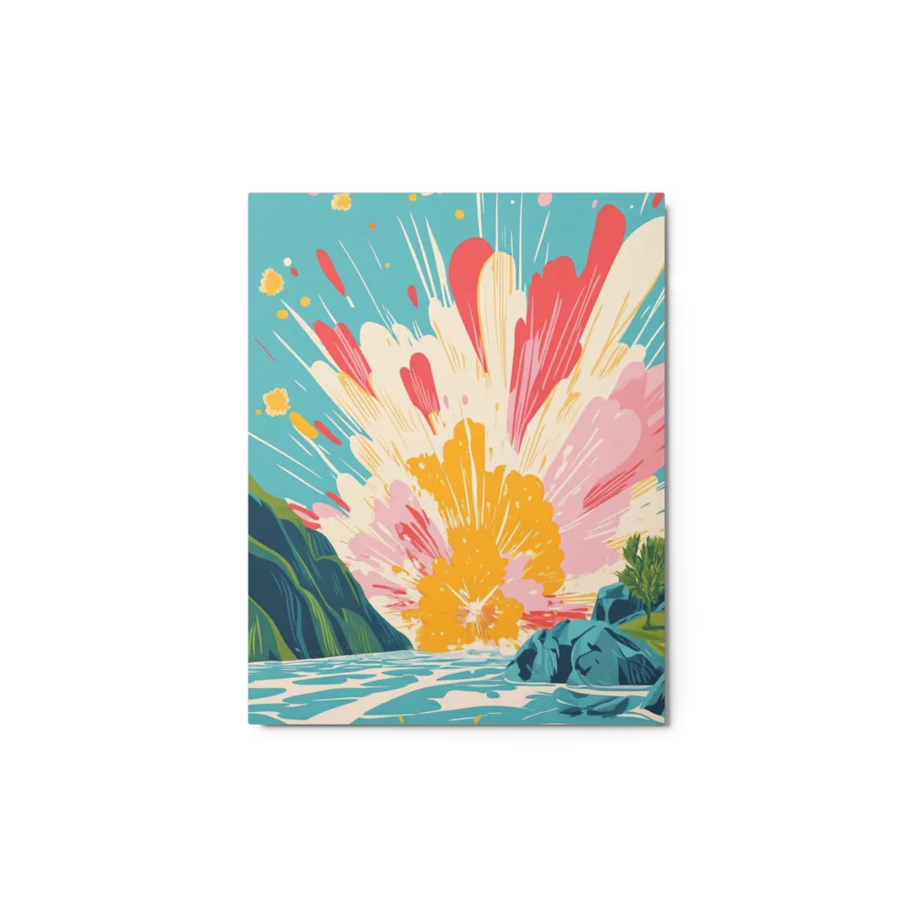 Vibrant Landscape Eruption