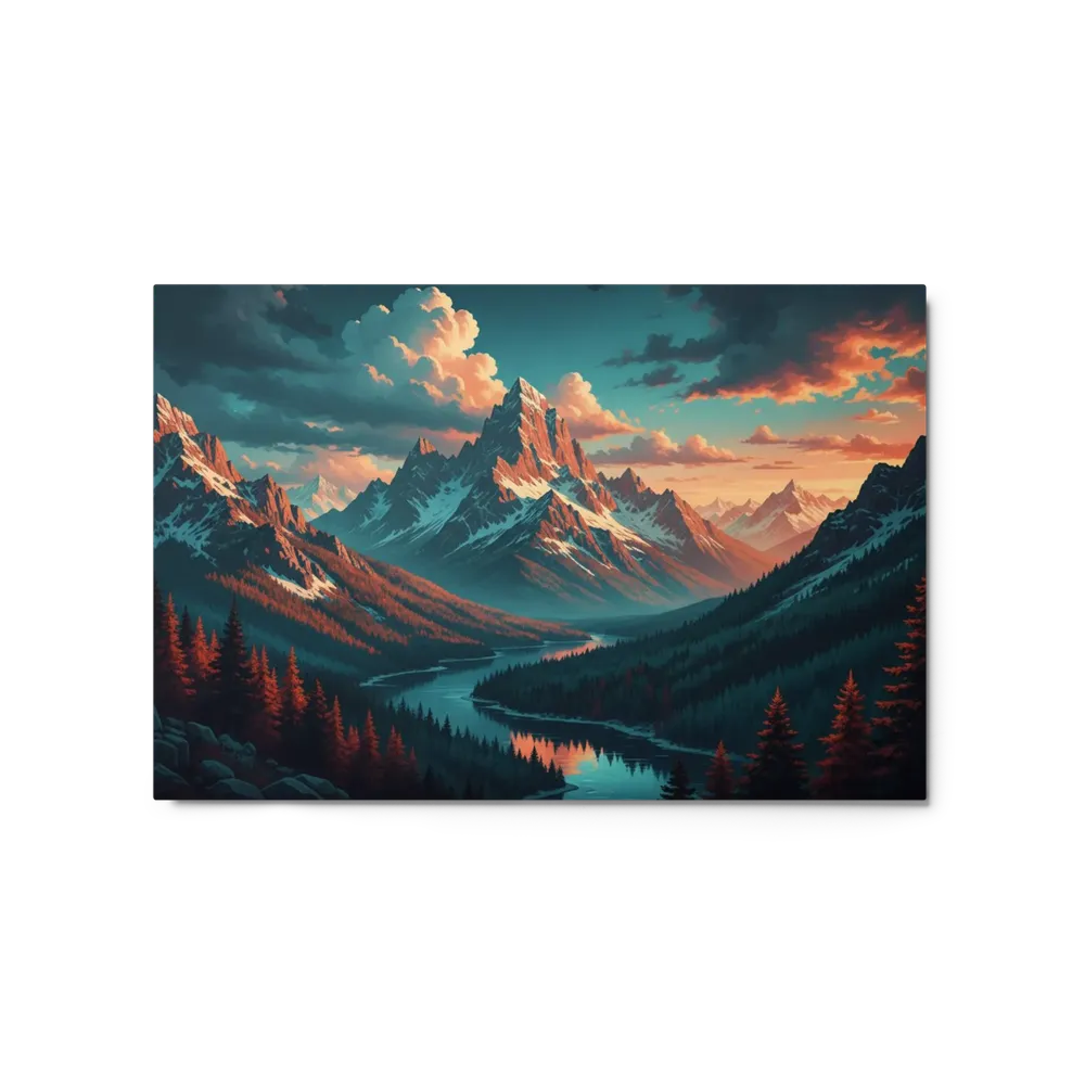 Alpine River Serenity | Art Print