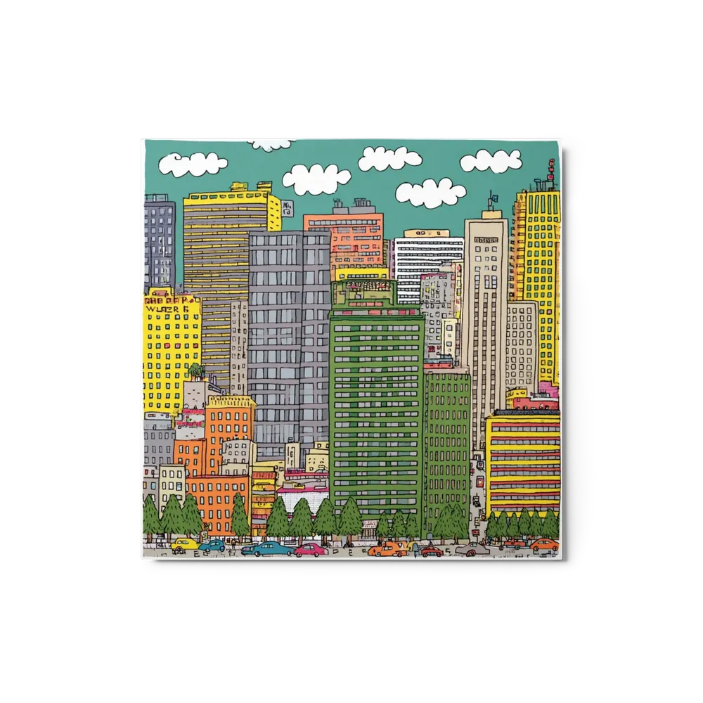 Colorful Tower Blocks | Art Print