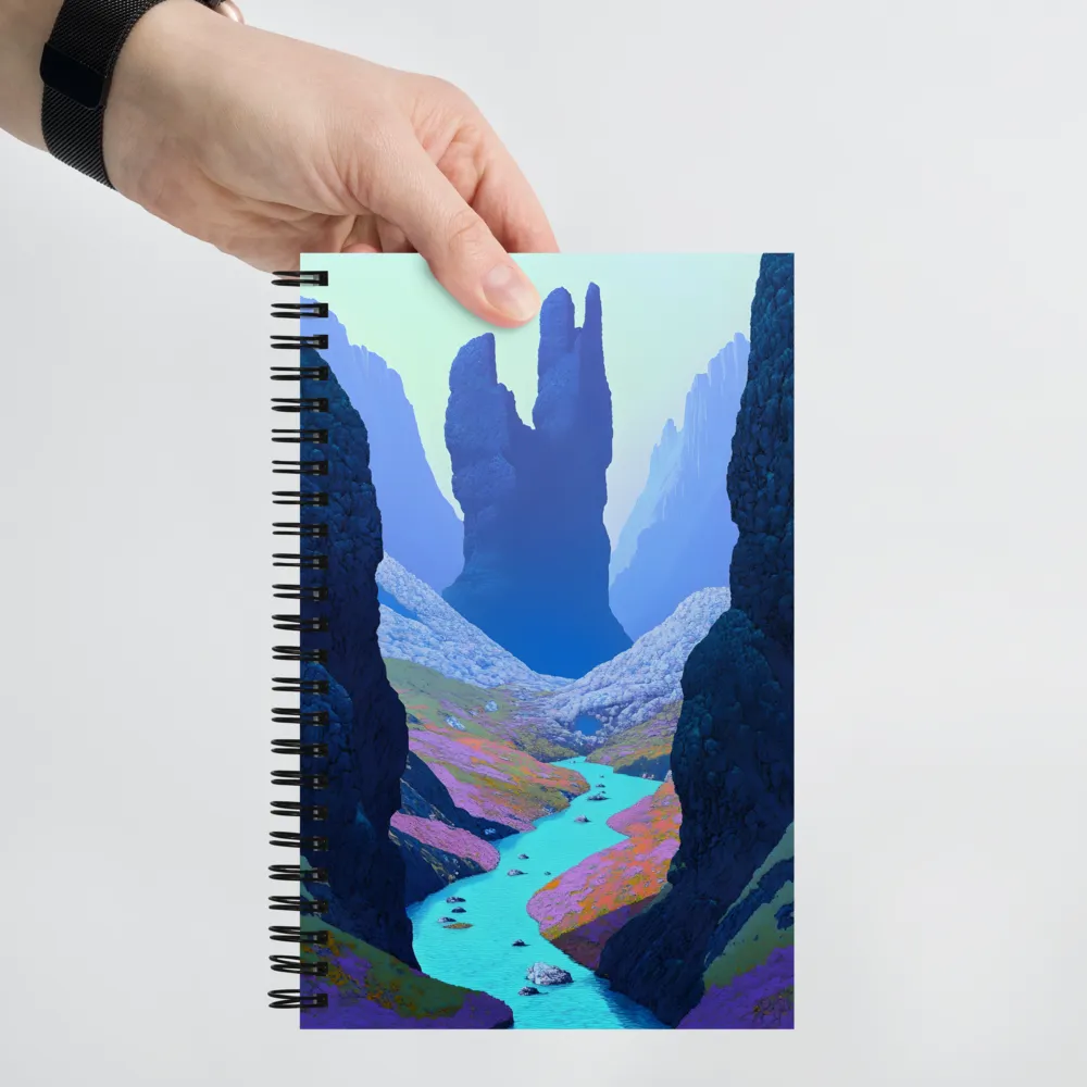 Vibrant Fantasy Canyon 
 Spiral Notebook | 140 pages