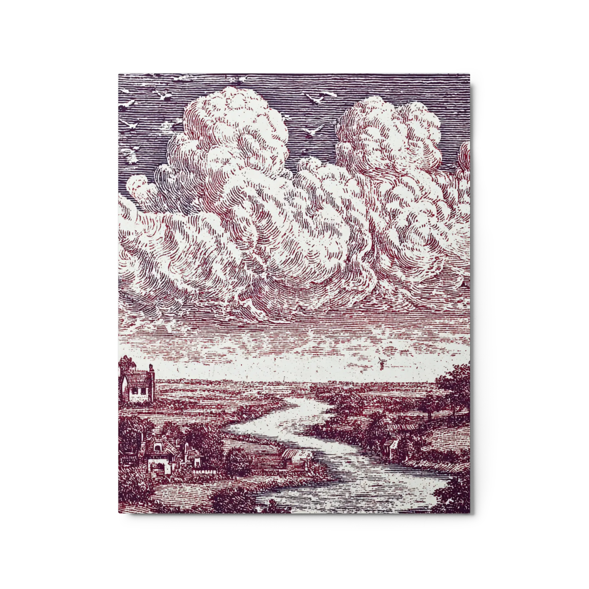 Serene Rural Engraving