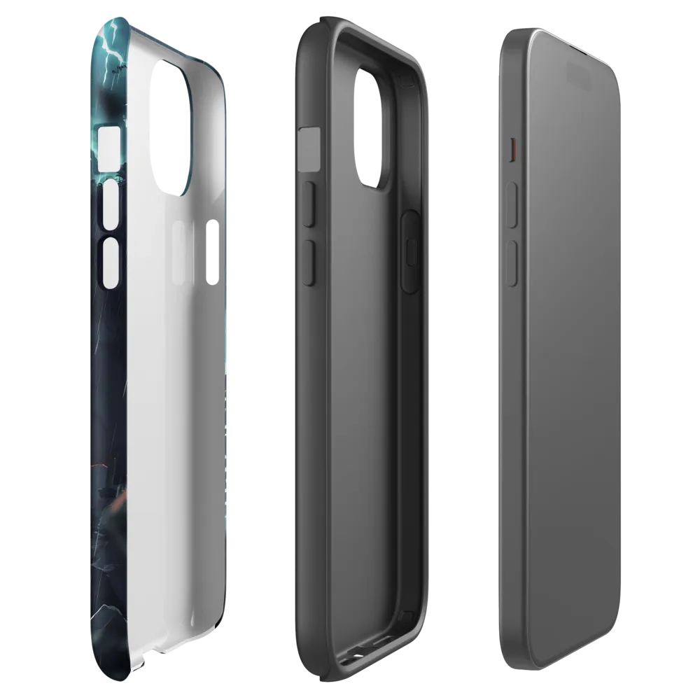 Dystopian Landscape with Figure | Phone Case