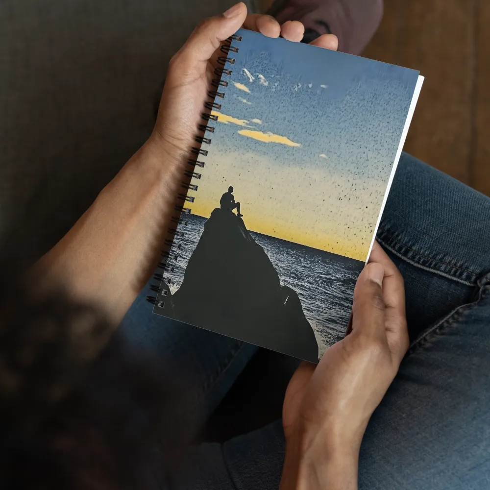 Oceanic Contemplation 
 Spiral Notebook | 140 pages