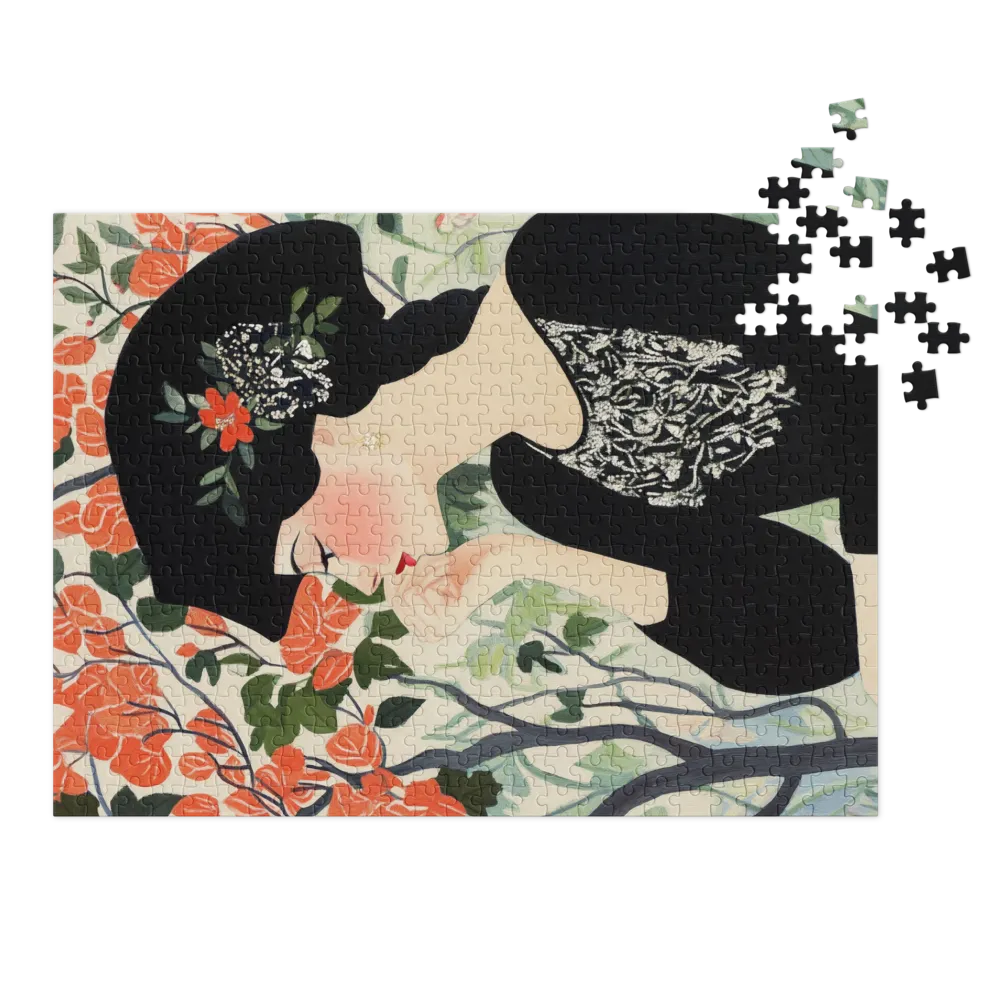 The Crimson Branch 
 Jigsaw Puzzle in Tin Box