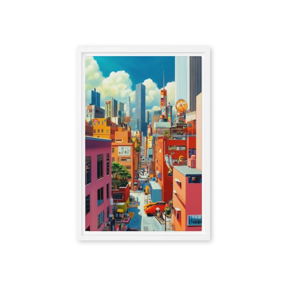 Vibrant Anime Cityscape